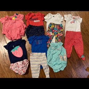 Spring/Summer Bundle Baby Girl 0-3 months